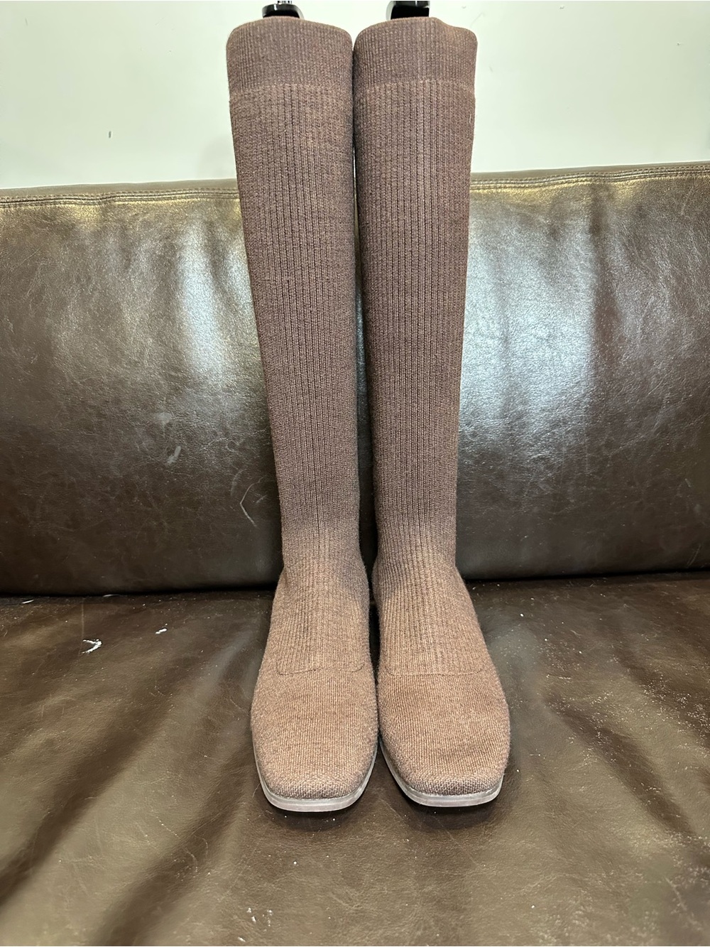 VIVAIA Rebecca Pro knee high sock boot - EU 39 - Brown / Dark Chocolate